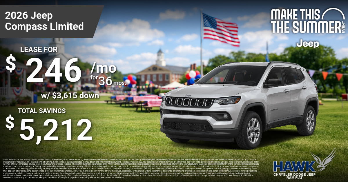 Hawk CDJR New Jeep Compass