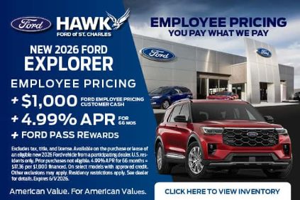 Hawk Ford St. Charles New Ford Explorer