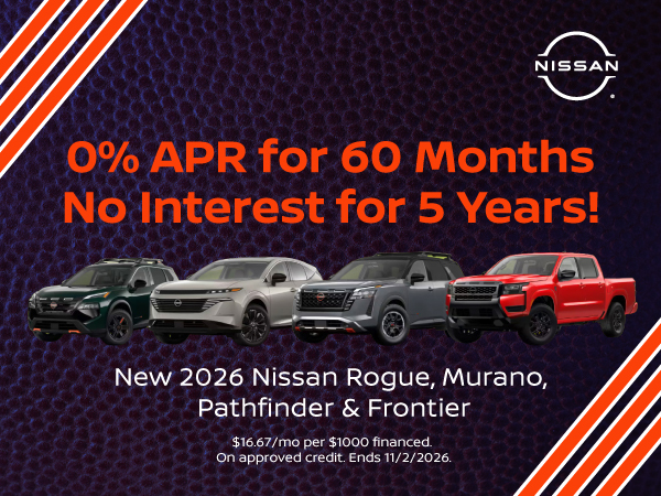 Hawk Nissan Peru 0% APR for 60 Months