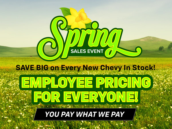 Hawk Chevrolet Peru Employee Pricing for Everyone