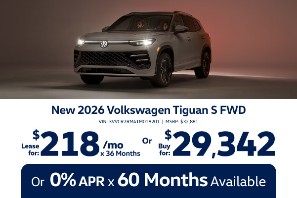 Hawk VW Joliet Tiguan offers